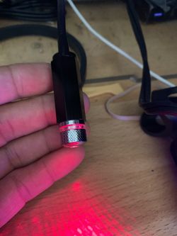 Usb laser light red