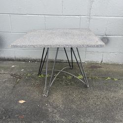 Mid Century Modern Industrial Hairpin Legged Swivel TV stand