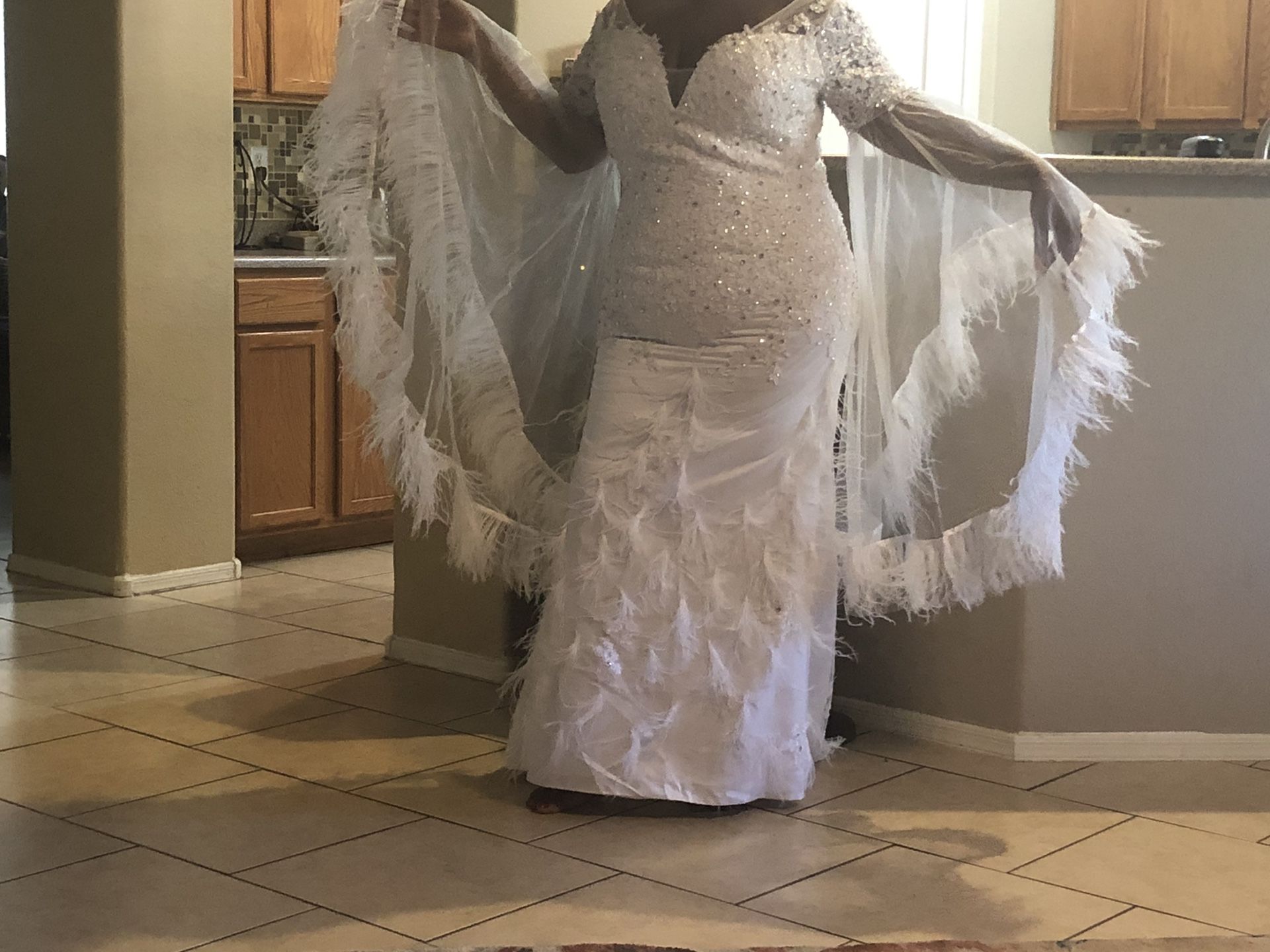 Brand new couture Wedding dress