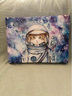 Canvas Kitty Picture