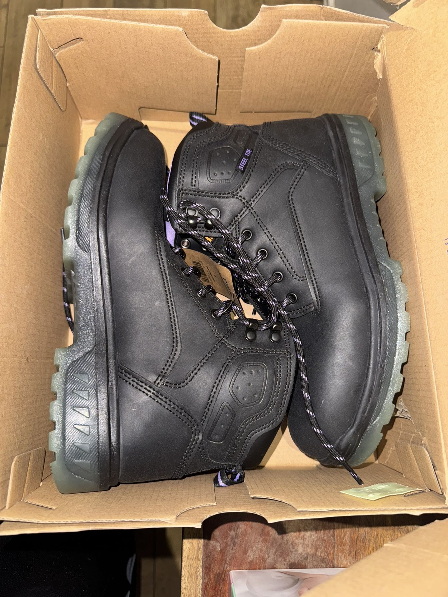 New Brahma Steel Toe Work Boots In box