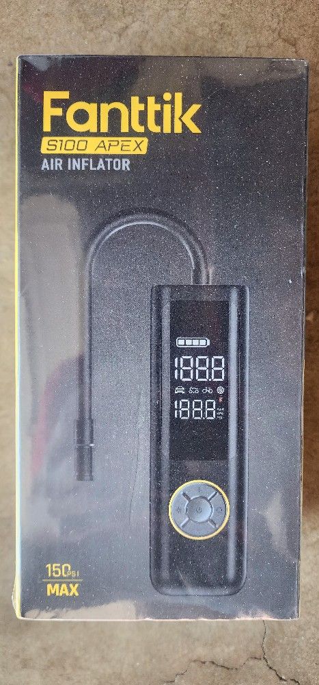 Fanttik Cordless Air Compressor Tire Inflator With Powerbank