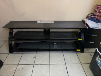 Tv glass stand