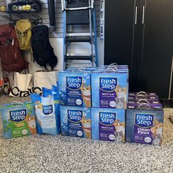 Fresh Step Cat Litter - Multi-Cat, Clumping, Low-Dust, Crystals, Scented Odor Reduction!