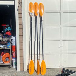 Sting Ray 230CM Fiberglass 2-Piece Snap-Button Kayak Paddle