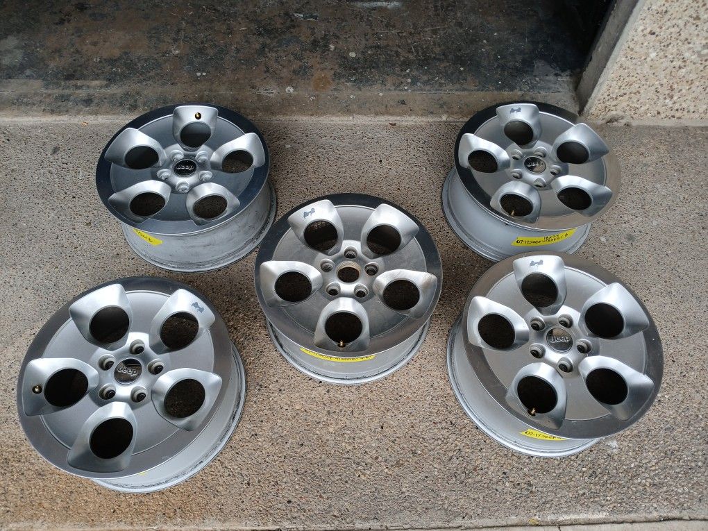 2007-17 Jeep Wrangler Rims Size 18×7.5 