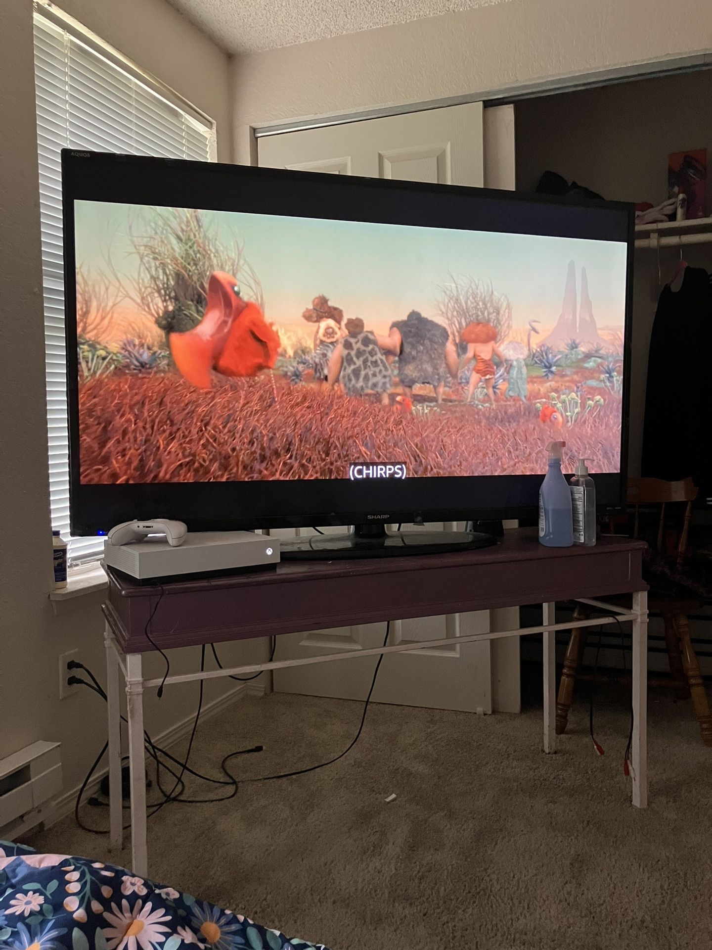 Sharp 60” Tv, Beautiful In Great Condition