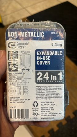 Outdoor Single Gang Box W Gfci