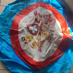 Paw Patrol trampoline, and ball pit