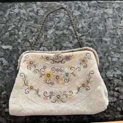 Antique Jorelle Beaded Purse Evening Handbag Bag 