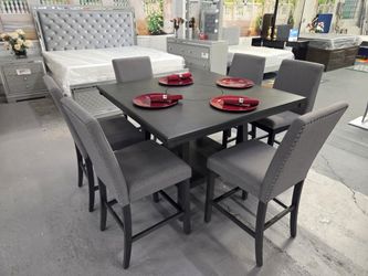 Comedor Cuadrado 6 Sillas 