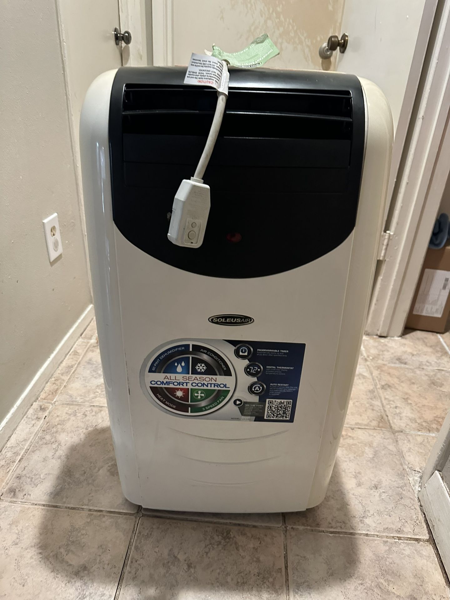 Soleusair All Seasons Control Portable Air conditioner/Heater/Fan/Humidifier