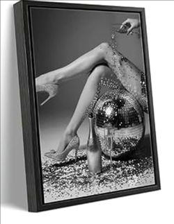 3 Framed Black & White Fashion Wall Art – 12 × 16 Inches