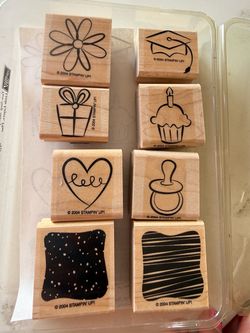 Little layers plus Stampin' Up! Rubber Stamp Set of 8