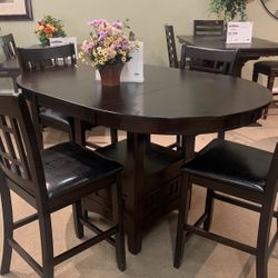 Counter Height Table With 4 Chairs 