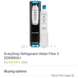 EveryDrop Refrigerator Water Filter 