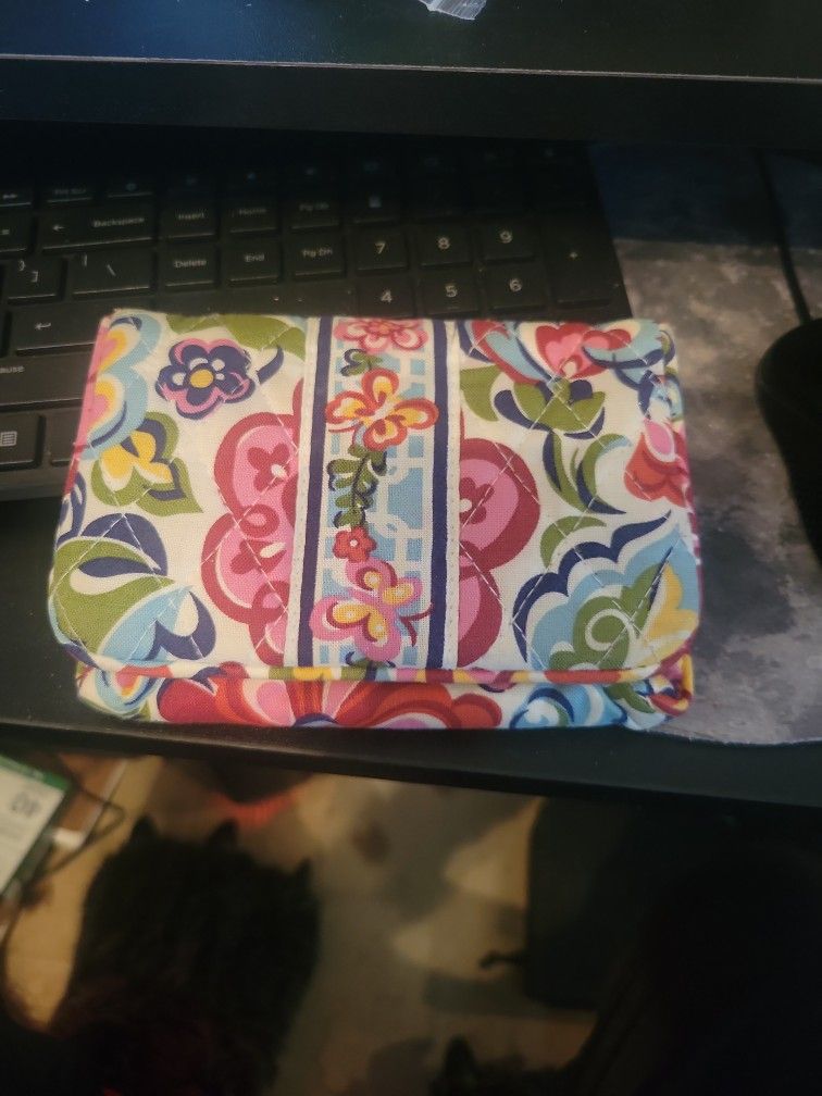 Vera Bradley Quilted Wallet Flower Print
