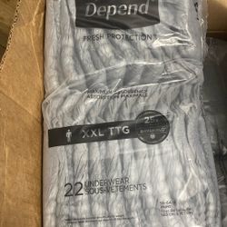 43 Depends Adult Disposable Underwear 