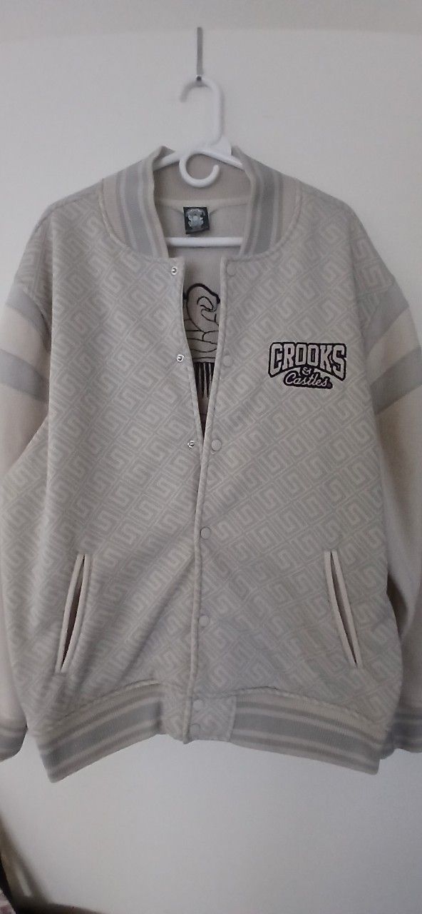 Medusa Crooks and Castles Bomber Varsity Jacket