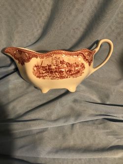 Johnson Bros English Gravy Boat Stamped England 1883