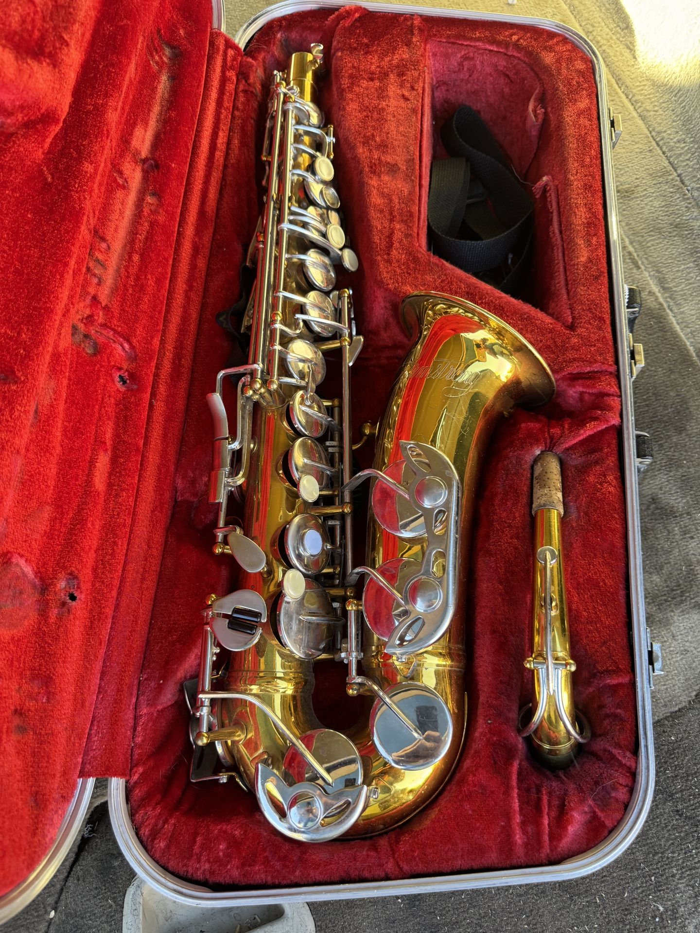 Vintage Armstrong Alto Saxophone Made in USA & Case