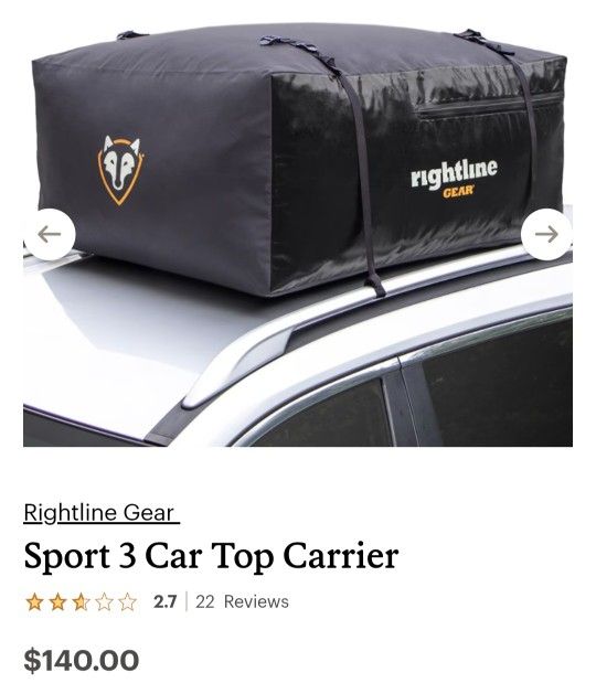 Cargo Roof Bag