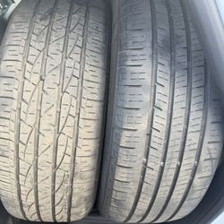 2- Used Tires -225 60  17 