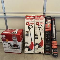 Bulk Lot Of Power Tools/ Cleaning Tools 