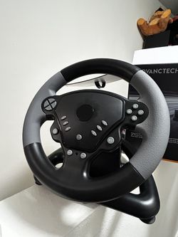 GAMING STEERING WHEEL WITH FOOT PEDAL AND MORE
