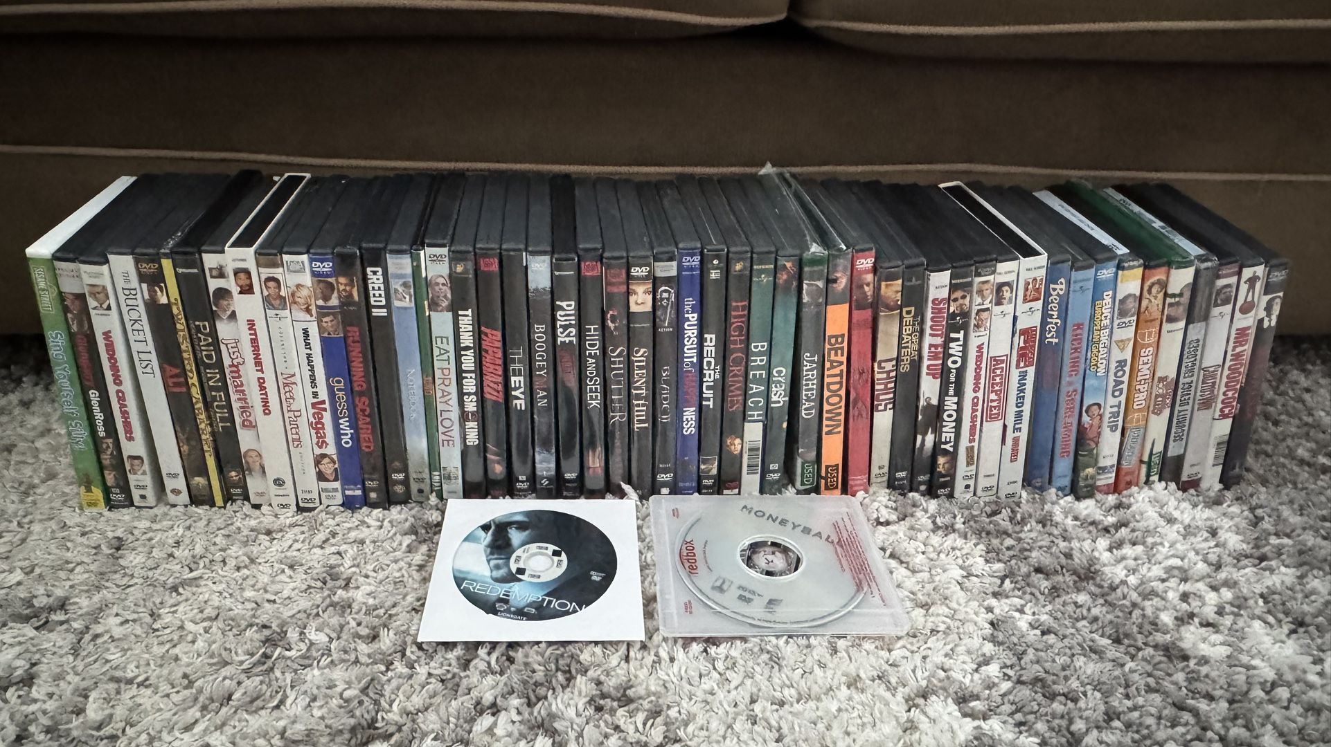 53 DVD’s Movie Lot