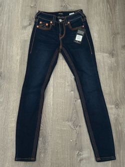 True Religion Mid Rise Skinny Jeans