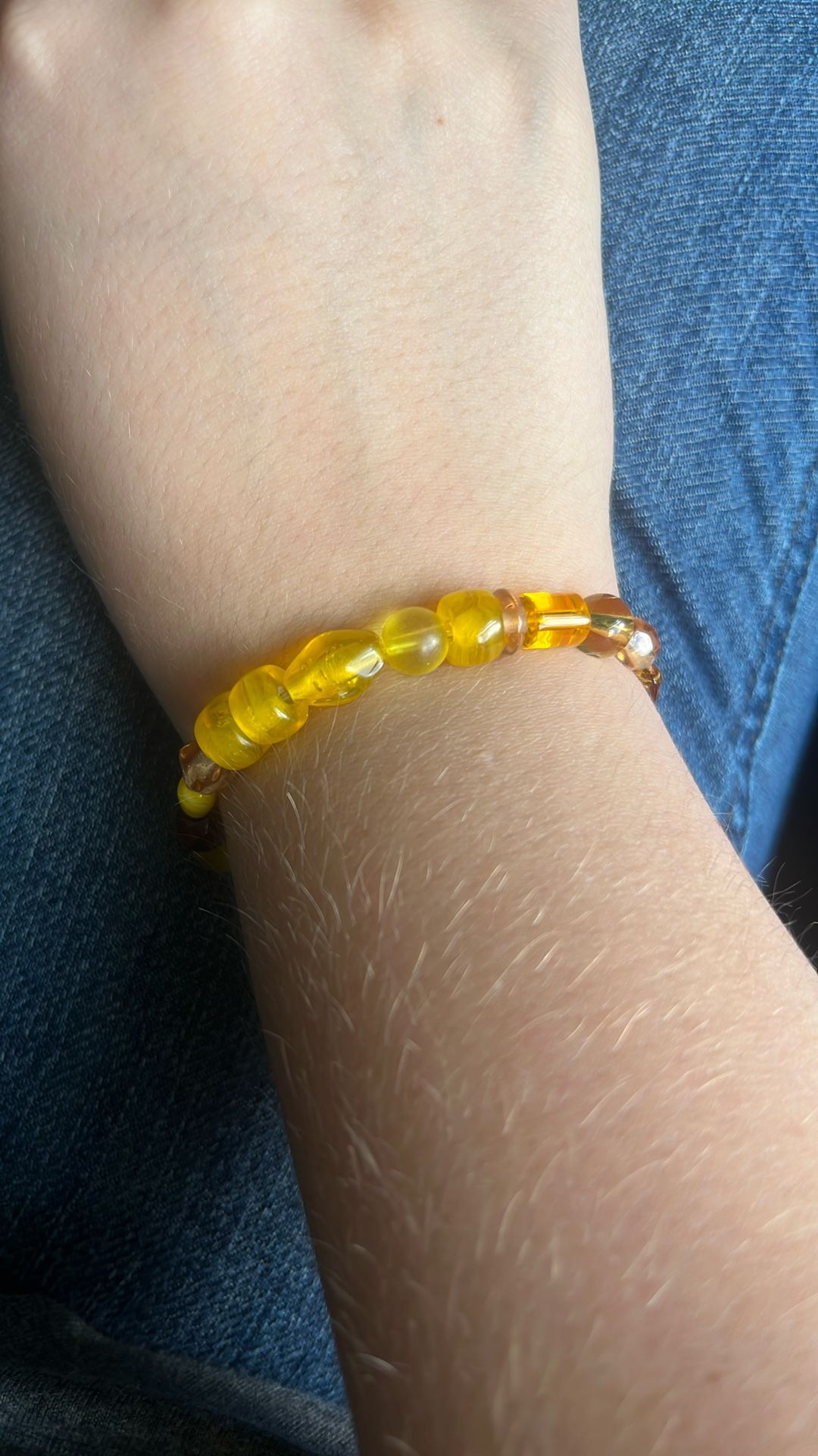 Yellow bracelet