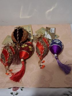 Christmas Ornaments New 5pc