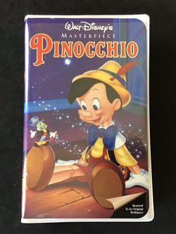 Disney’s Masterpiece Edition of Pinocchio On VHS