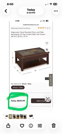 Custom coffee / cocktail  table.