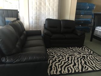new sofa set black leather