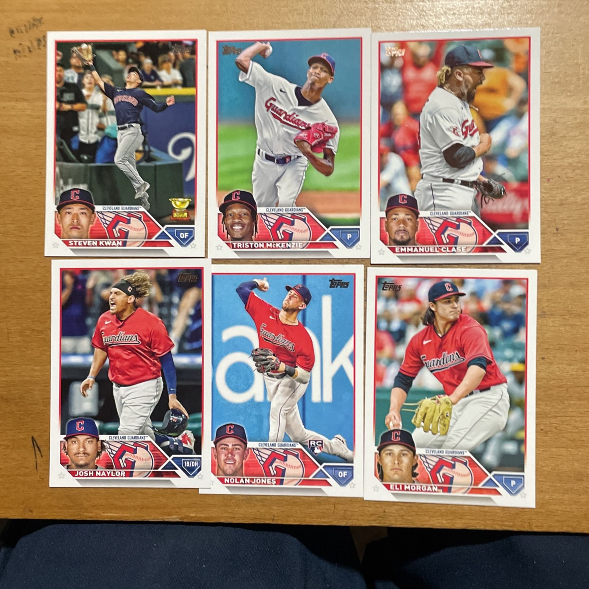 2023 TOPPS CLEVELAND GUARDIANS 36 CARD LOT