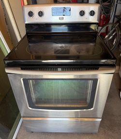 Maytag Electric stove stainless steel