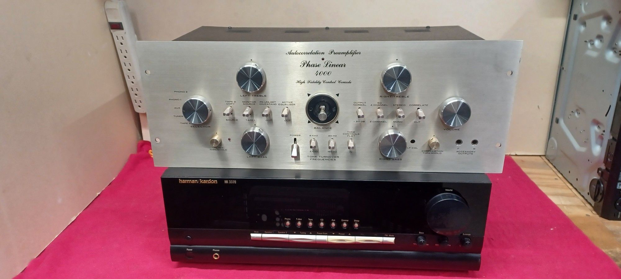 Phase Linear 4000  HK 3370 combo