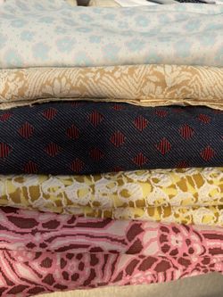 Fabulous Vintage 60s Polyester Fabric Remnants