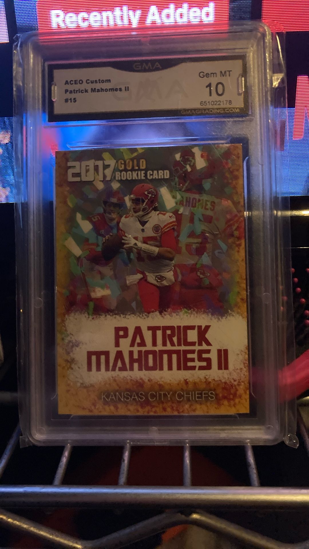 Patrick Mahomes Gem 10 Good Rookie Card