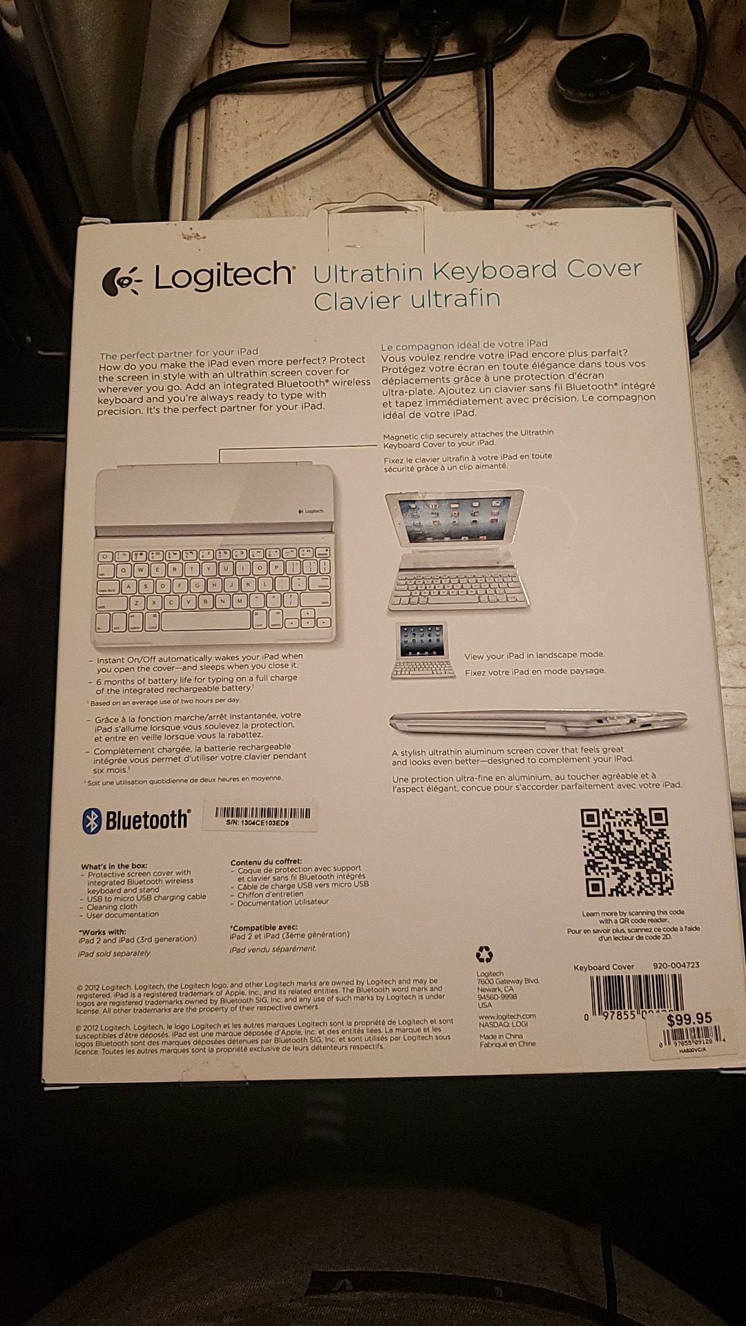 Logitech ultra thin keyboard cover