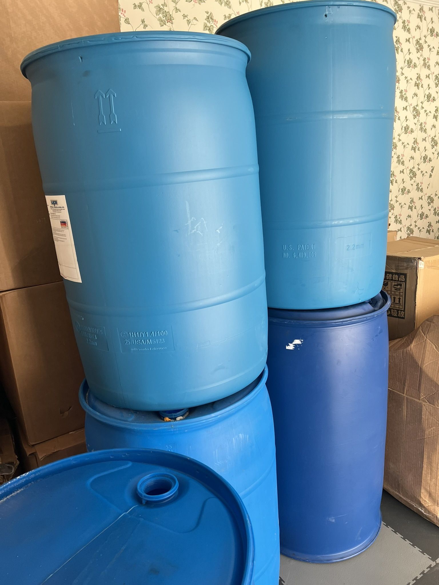 55 Gallon Drums