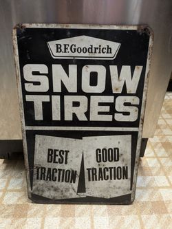 BF Goodrich Metal Signs