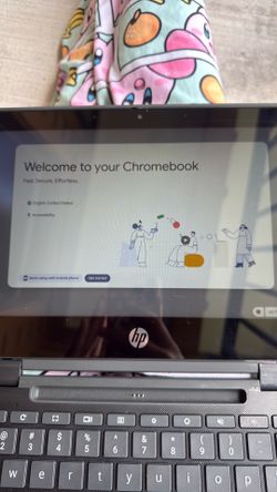 Black hp laptop