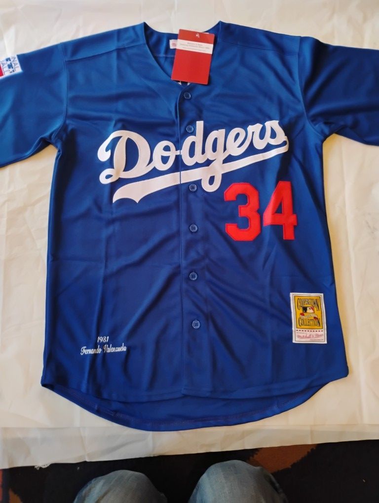 4 5 And 6x Fernando Valenzuela Los Angeles Dodgers Jerseys 100$