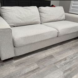 Couch Sofa Grey Fabric Sofa Free Delivery 