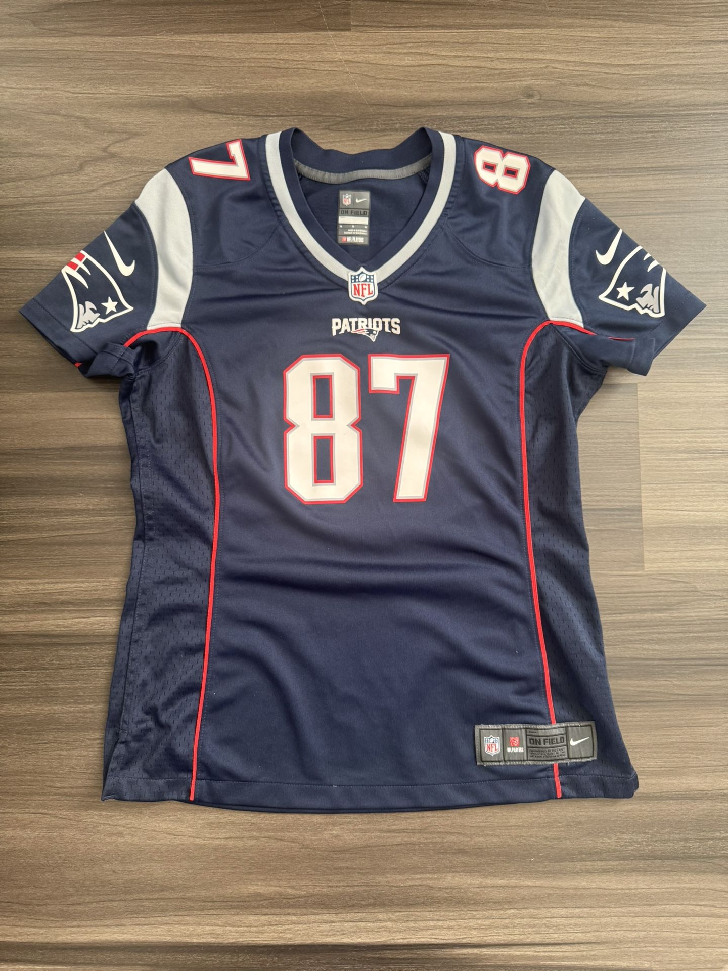 Nike On Field New England Patriots Rob Gronkowski #87 Jersey Women‘s Sz Medium