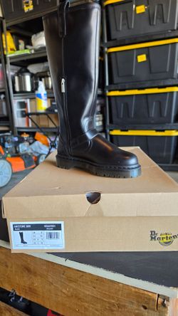Dr. Martens Anistone Knee-High Boot Black