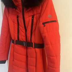 Red Michael Kors Coat